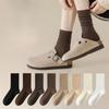 Spring and Autumn Women's All-cotton Pile Socks, Anti-odor and Sweat-absorbing Pure Cotton Socks, Women's Autumn and Winter Boneless Long Stockings