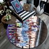 Man City Speler patroon rond tapijt, Tapijt voor Woonkamer Slaapkamer Speelkamer, Antislip Vloermat, Feestdagen Cadeaus en Verjaardagscadeaus.