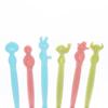 Mini Children's Cartoon Animal Farm Fruit Fork  Fruit Toothpicks Chopsticks Snack Cake Fork Bento Accessories Dessert Food