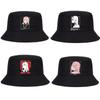 Darling In The Franxx Sommerhut Damen Unisex Panama Bucket Cap Das Design Flat Visor Zero Two Bucket Hat Fisherman Hat