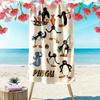 PINGU Print Strandlaken, Groot Zacht Sneldrogend Handdoek voor Strand Camping Zwemmen