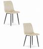 LAVA Chair - Light Beige Velvet X 2
