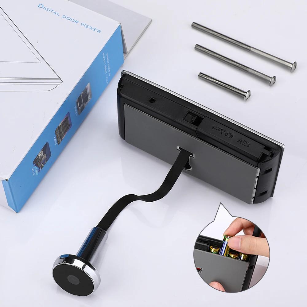3.5 Inch LCD Color Screen Digital Doorbell 120 Degree Door Eye Doorbell Electronic Peephole Door Camera Viewer Outdoor Door BellAA