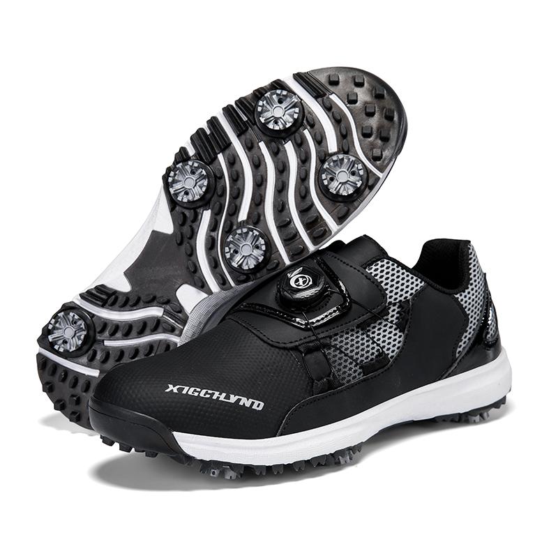 Golf Shoes For Men And Women In Generous Big Size Made Of Fine Leather Outdoor Walking Soft Fit Professional Golf Sneakers