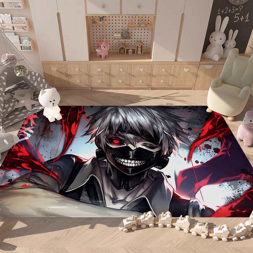 Anime Tokyo Ghoul Bathroom Mat Anti-slip Absorb Water Long Strip Cushion Bedroon Mat Welcome Doormat