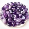 Amethyst Polierter Kies 50-100g Natürlicher Kristallstein DIY Handgefertigte Schmuckmaterialien Aquarium Landschaftsgestaltung Dekoration