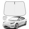Car Windshield Sun Shade Covers Visors Front Window Sunscreen Protector Design For Tesla Model 3 Y Sunshade Accessories WORLDKPIWindshield Sunshades
