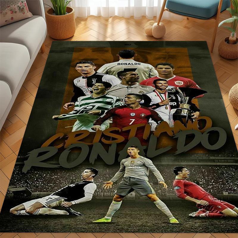 Cristiano Ronaldo: Football Legend carpet floor mats printing Fashion Doormat Protective pad