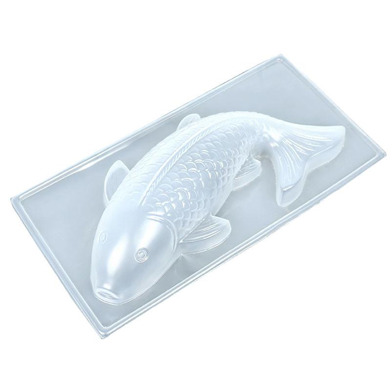 Moule à Poisson 3D Forme Poisson Koi Plastique Gâteau Chocolat Gelée Moule Bricolage Savon Fait Main Moule Sugarcraft Moules de Cuisson