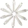 10PCS/lot Universal Flip Remote Key Blade 82# Car Key Blank For Vauxhall Opel With Left Groove NO. 82  HU46 Fly Key