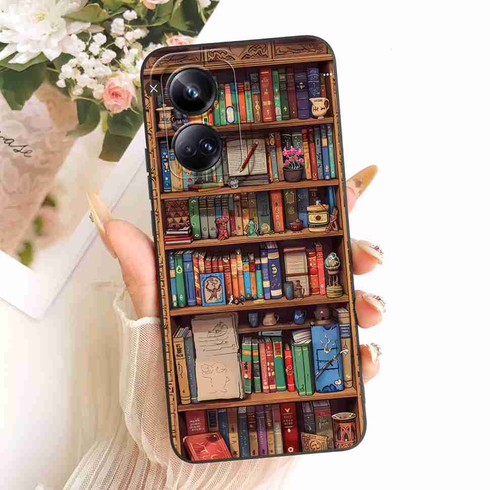 For Realme 10 Pro Plus 5G RMX3687 RMX3686 Case Fashion Painting Flower Silicone Soft Casing For Realme10 Pro+ ProPlus Back Cover