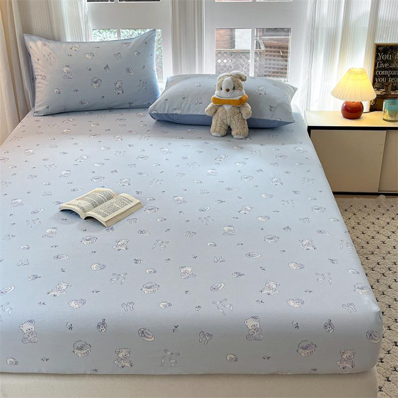Pure Cotton Thickened Abraded Mattress Single Piece Double Cotton Simmons Mattress Protective Cover All Inclusive Bed Cover