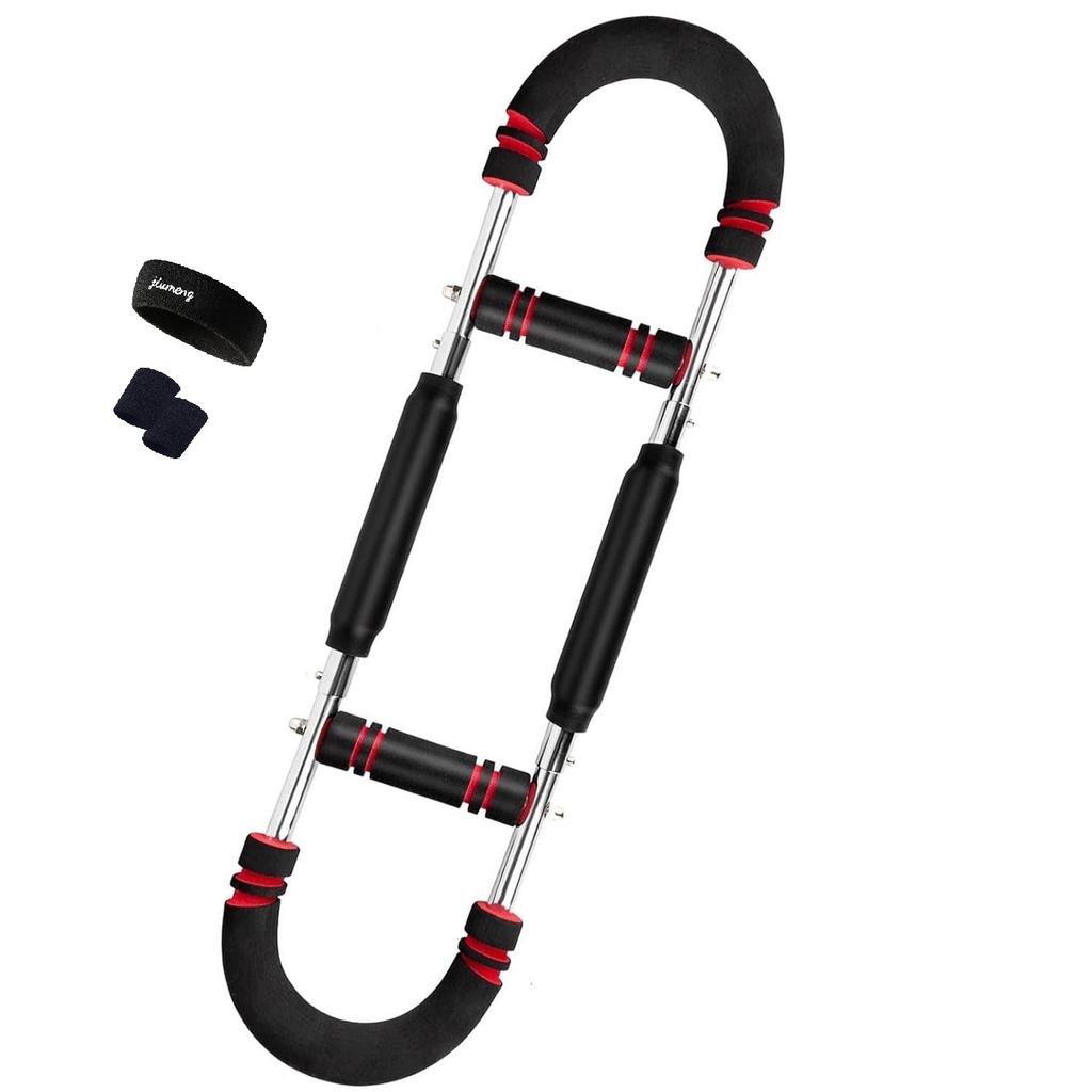 Twister Armtrainer Verstellbarer Armtrainer mit Haarband U-förmiger Power Twist Armtrainer Twister Arm-Übungsgerät Fitness Überall