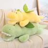 1PC 110CM Big Size Dinosaur Plush Toys Charming Dino with Wings Stuffed Soft Pillow Cushion Kawaii Birthday Gifts for Kids Boys