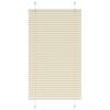 Cream Pleated Blind 70X150 Cm Fabric Width 69.4 Cm