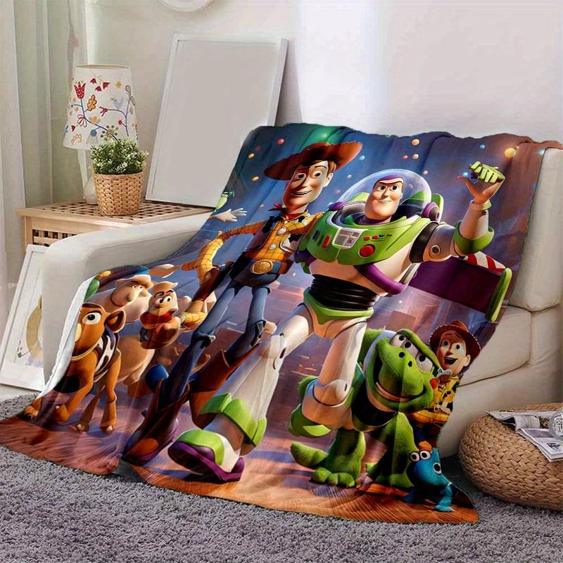 1pc,Toy Story Characters Blanket Soft & Cozy Throw for Home Decor, Couch Cover, Outdoor Use, Travel