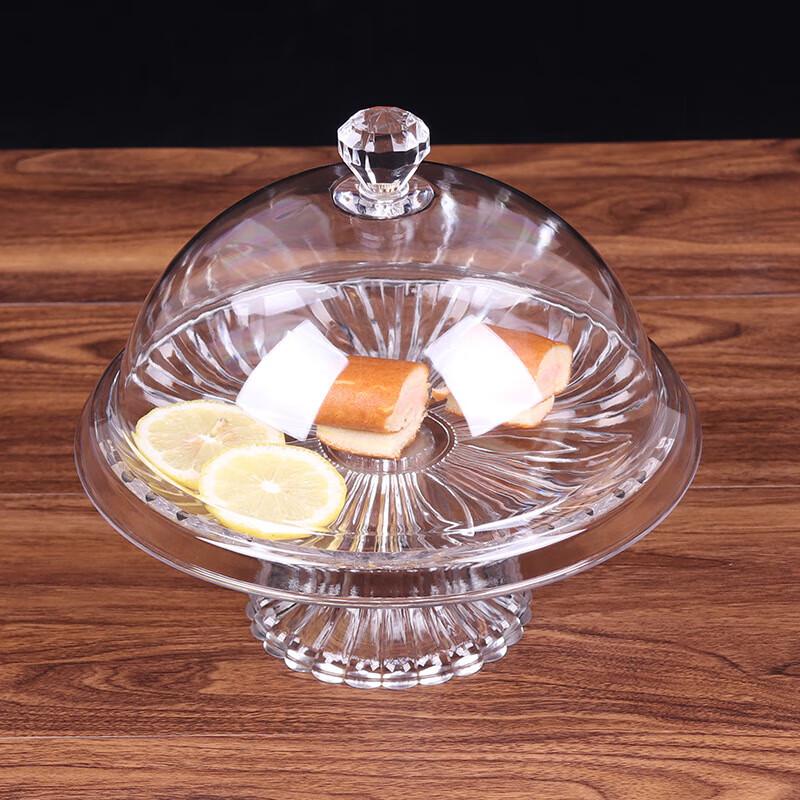 Pabei 12-inch Round Acrylic Food Dust Cover