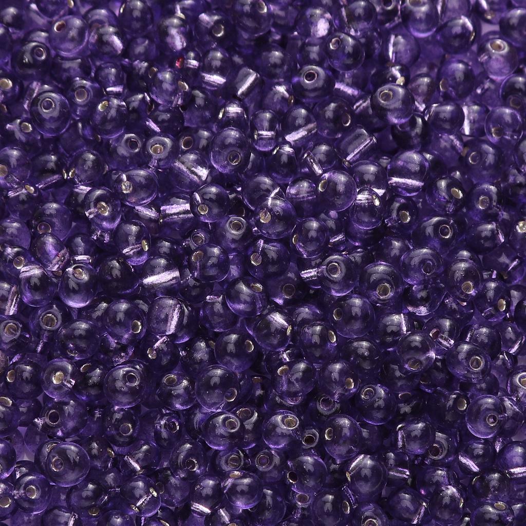 110Pcs Glass Seed Beads Domestic Drip Coated Silver Baking Interval Scattered Beads For DIY Bracelets Necklaces Jewelry Making
