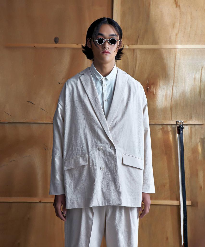 Ease Wrinkle Jacket_Ivory
