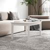 Coffee Table White 80x50x40 cm Solid Pine Wood