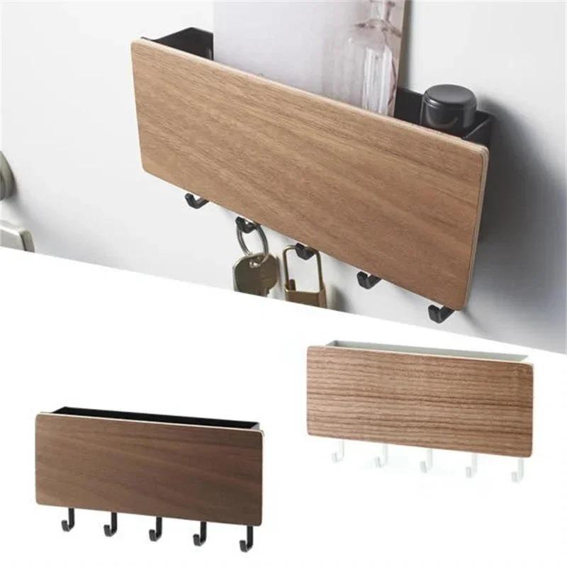 Wall Hanging Key Hanger Holder Wall Organizer Rectangle Key Rack Hooks Coat Hooks Home Decoration Coat Hanger