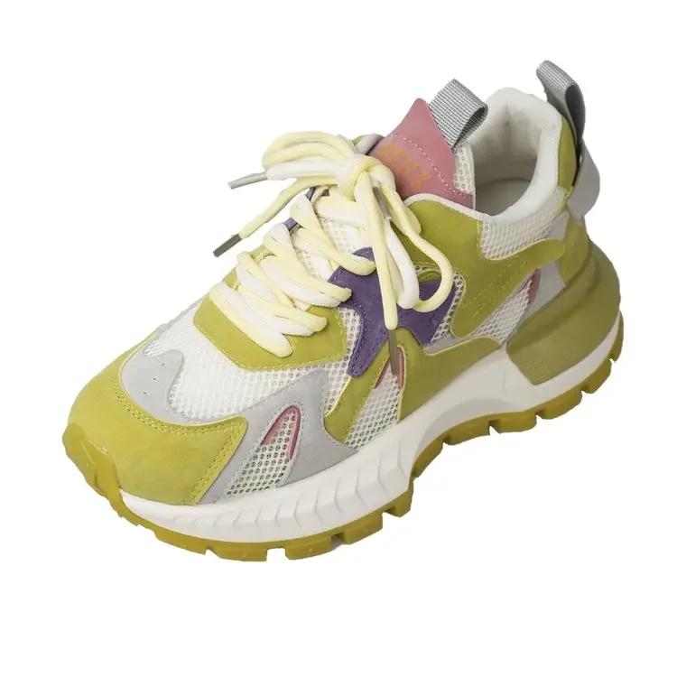 Fashion Women's Sneaker Woman Vulcanize Platform Casual Sneakers Women Flats Mesh Breathable Running Walking Shoes Chunky Summer Sports