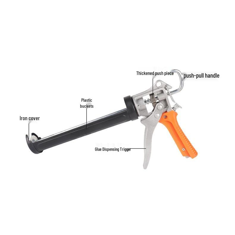 Industrial Rotating Caulking & Grouting Gun 300ml – Professional Manual Tool for Decoration