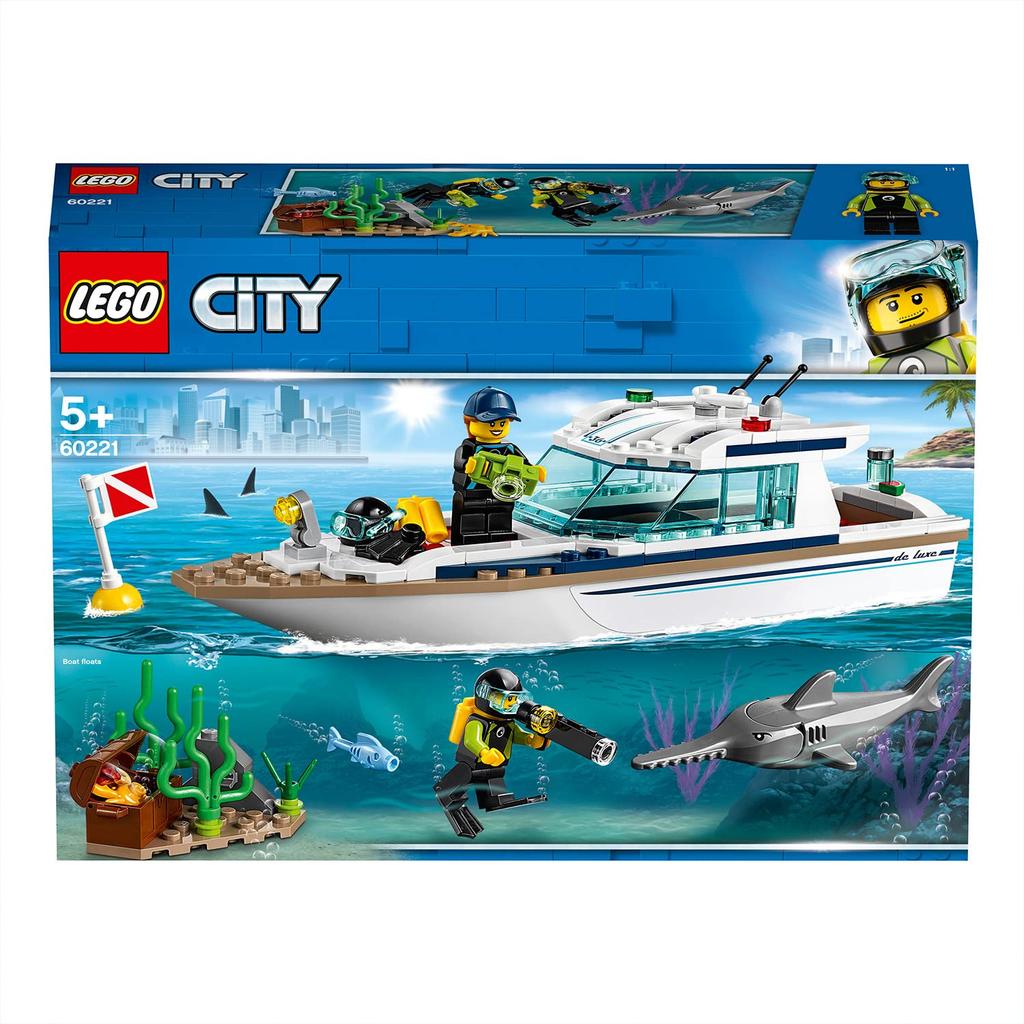 LEGO City Diving Yacht 60221 Building Blocks Toys for Boys and Girls