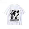 2026 Summer Fashion Chain Saw T-shirt Bomb Devil Gift Pack Short Sleeve Anime Japanese Black T-shirt Clothing Neutral T-shirt...