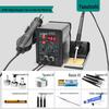 Anli Xin 878D/858D Hot Air & Soldering Station Combo for Lead-Free Mobile & PC Welding