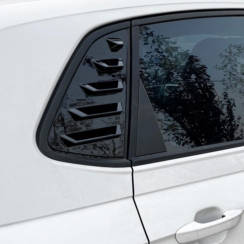 Applicable à Volkswagen Polo MK6 Polo 2018 + voiture motif fibre de carbone volet arrière autocollant de voiture modification extérieure