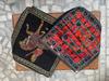 Hand Embroidered Cotton Pillow Cover: Bohemian Decorative Cushion 40