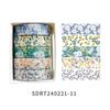 Spring Flower Romance Washi Tape & Sticker Set for Planners