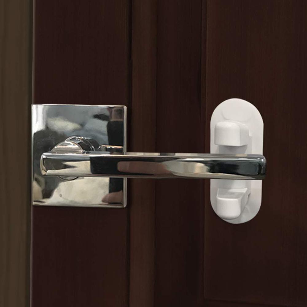 2 Pcs Improved Childproof Door Lever Lock Prevents Toddlers from Opening Doors