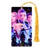 K-POP Demon Hunters Acrylic Bookmark with Tassels - Anime Rumi Mira Collectible Gift for Fans, Reading Marker Student Souvenir