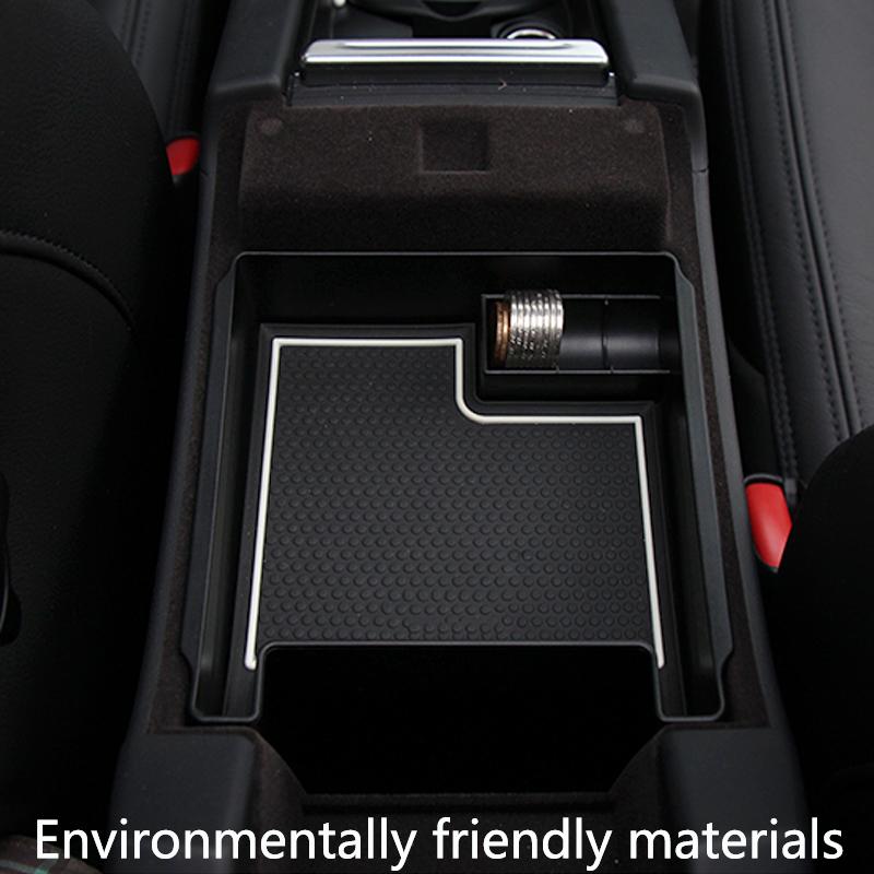Car Styling ABS Central Armrest Storage Box Pallet Container for Volvo Xc60 S60 V60 Auto Accessories 2010-2017