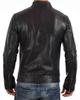 AL KHALID Black Genuine Lambskin Leather Jacket Motorcycle Stylish Men's Leather Jacket