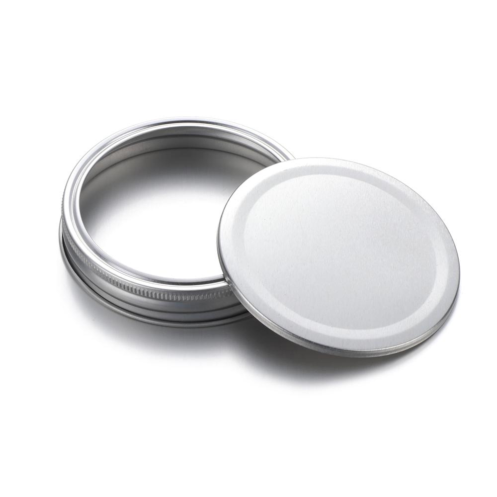 10/20PCS Sealing Tinplate Bottles Lid Wide Mouth Jar Caps Canning Lids Storage Bands Mason Jar Lid