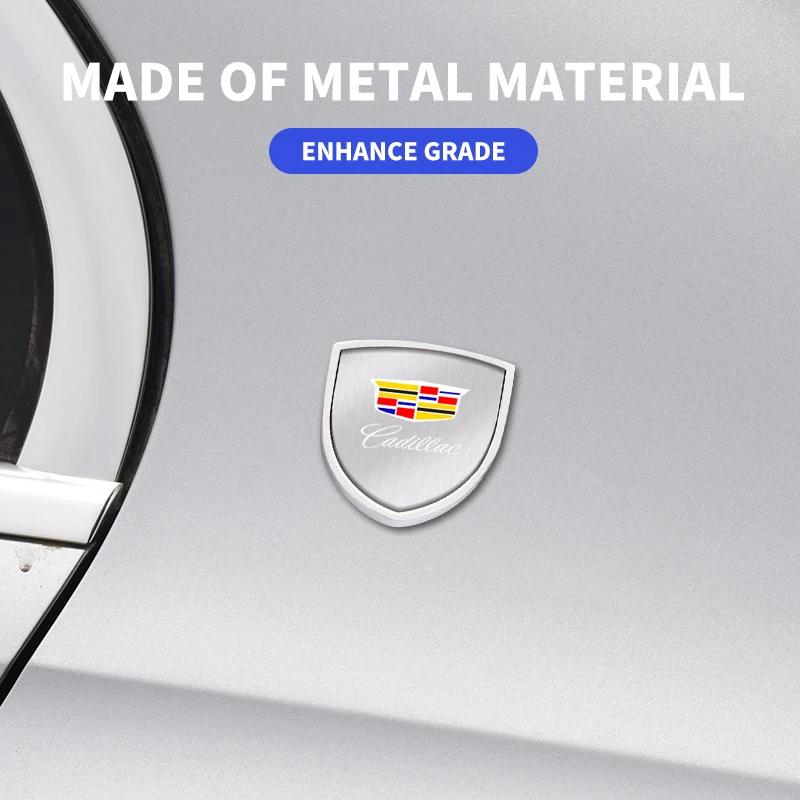 3D Metal Shield Stickers Trunk Exterior Car Styling Accessories For Cadillac Escalade CTS ATS SRX STS XT5 XT4 XT6 XTS CT4 tbhgm88