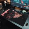 Anime Samurai Oni Mask Mouse Pad Large Computer Gaming Accessories XXL X NonSlip Rubber Office Laptop Carpet Soft Desk Mats