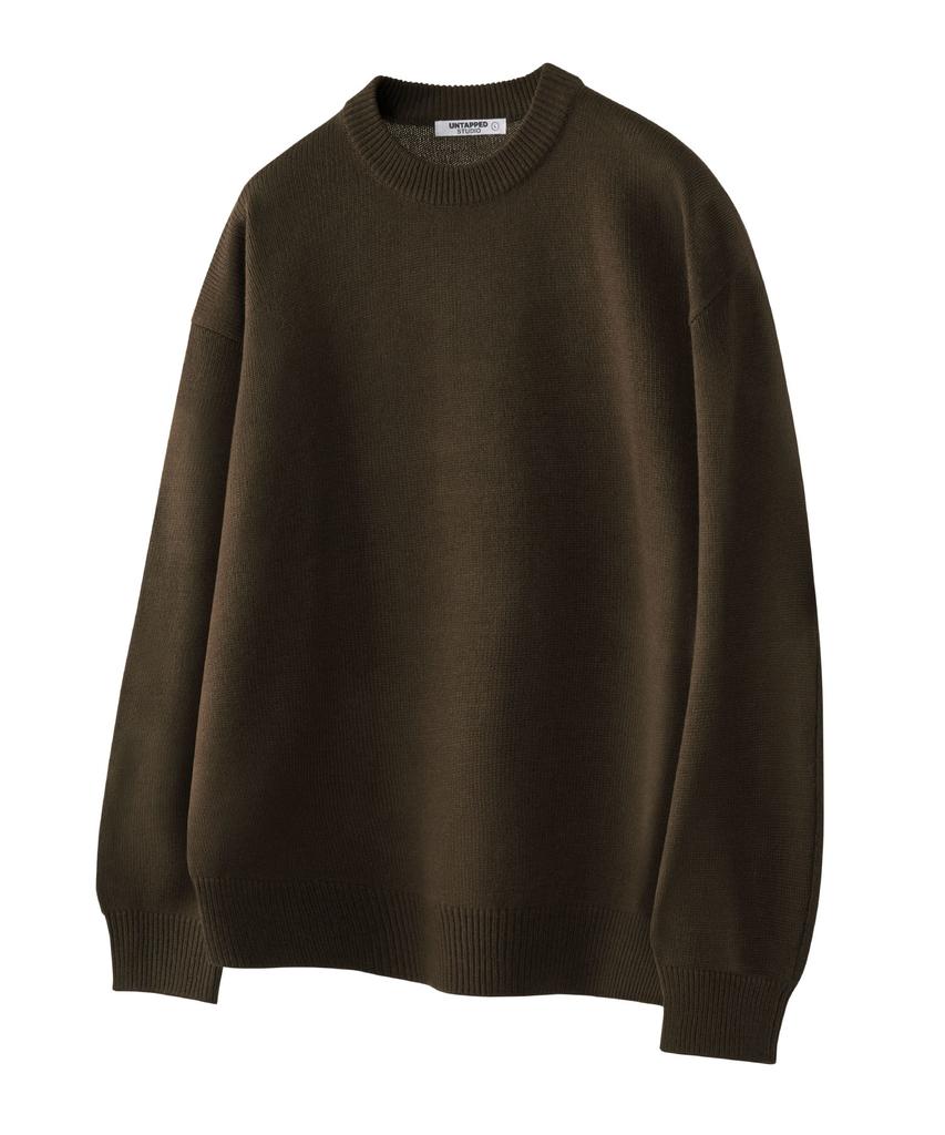 UNTAPPED STUDIO [2Pack] Oversized Hacci Round Knit 6 Colors (Type B)