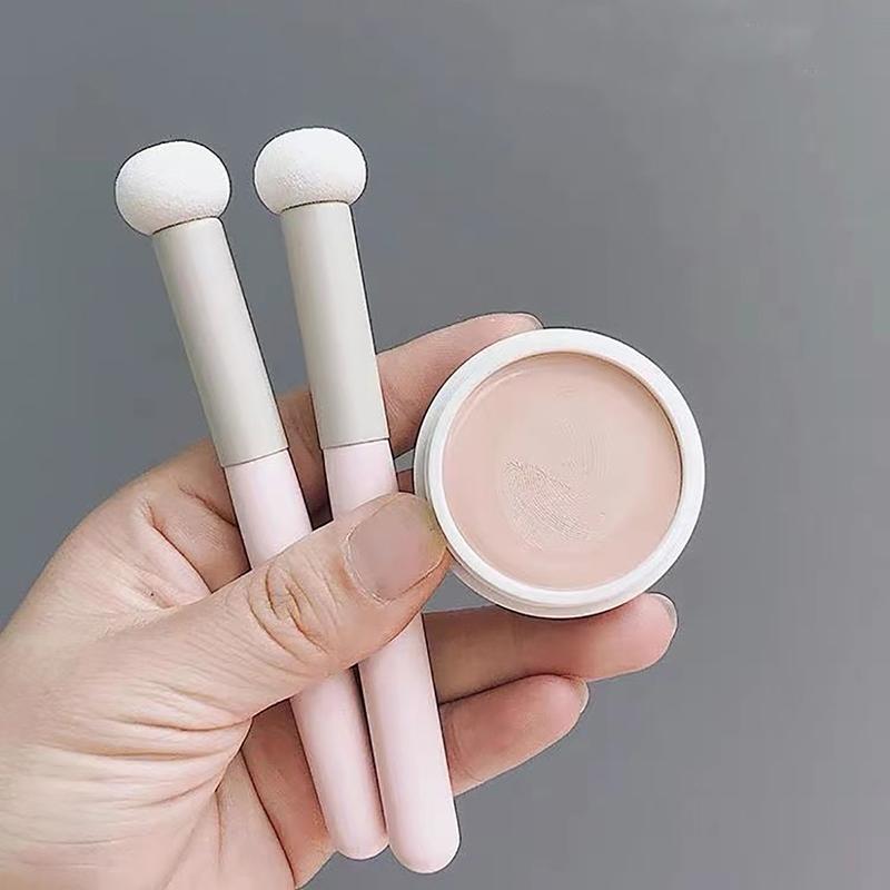 Malý houbový štětec na korektor na skvrny po akné Tmavé kruhy Měkká houbička Powder Puff Mokré a suché použití Konturovací štětce na make-up