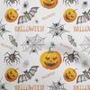 oneOone Baumwoll-Flex-Stoff, blau, Halloween-Nähstoff, Meterware, bedruckt, DIY-Kleidung, Nähzubehör, 101,6 cm