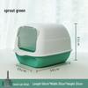 Large Enclosed Cat Litter Box: Detachable, Elevated, Splash-Proof Flip-Top Design