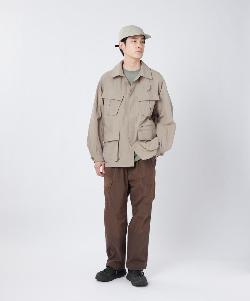 Snow Peak Nylon Washer Jacket Outerwear Jacket GREIGE L JK-26SU006 Men's Women's