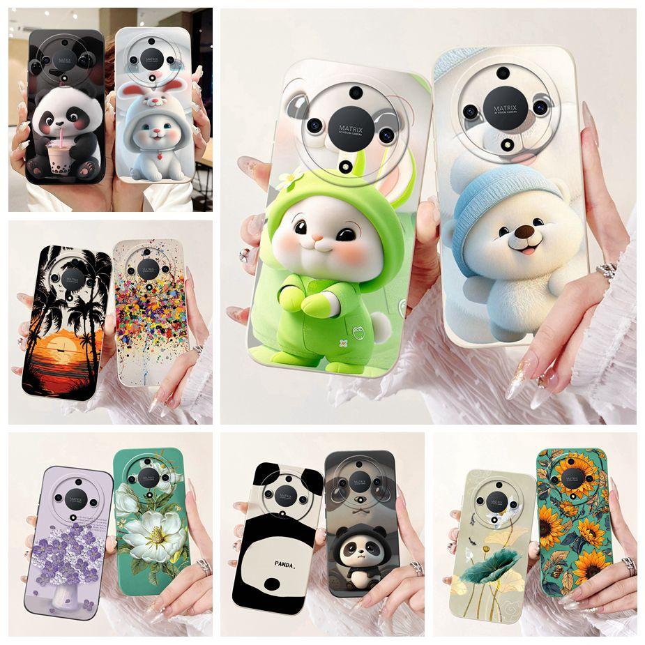 For Honor Magic 5 Lite Case Honor X9A RMO-NX1 Cute Cartoon Painted Cover Soft TPU Phone Case For Honor Magic5 Lite HonorX9a Bags