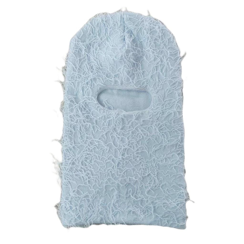 Balaclava Winter Knit Camo Hat Unisex Warm Windproof Headgear For Men Women