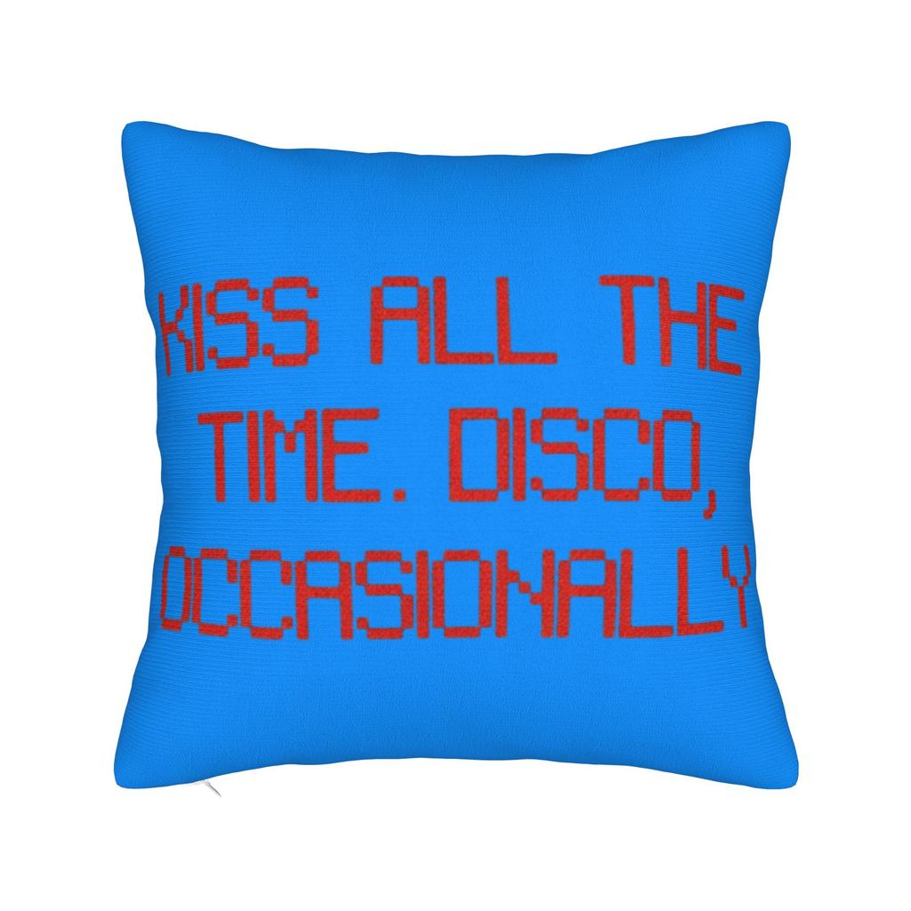 Harrys Styles Kiss All The Time Disco Singer Pillowcase Printing Cushion Cover Gift Pillow Case Cover Home Square 45*45Cm