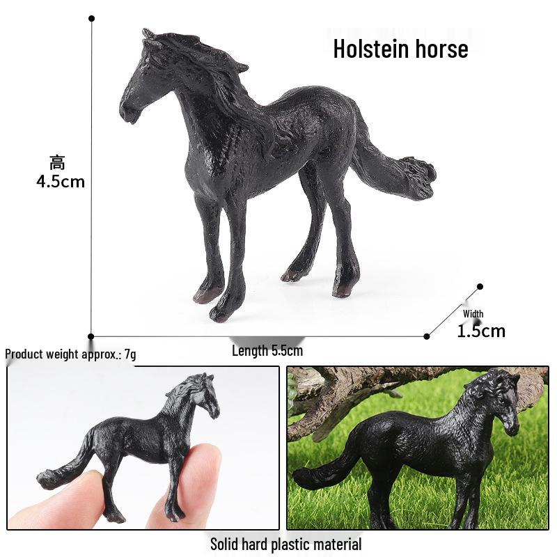 Children's Wildlife Simulation Horse Rider Toy Set