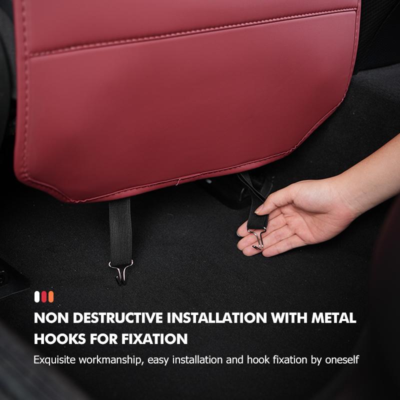 Car Seat Anti Kick Mats Back Storage Half Pack Anti Kick Mats Accessories For Mitsubishi Lancer ASX Pajero Mirage Attrage WJ4
